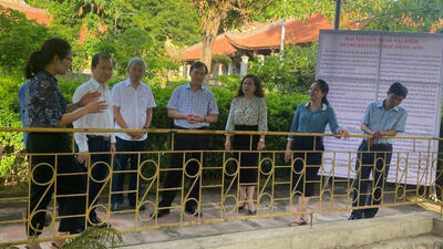 Đoàn giám sát của Ủy ban Văn hóa, Giáo dục khảo sát các thiết chế văn hóa tại huyện Mèo Vạc, Hà Giang