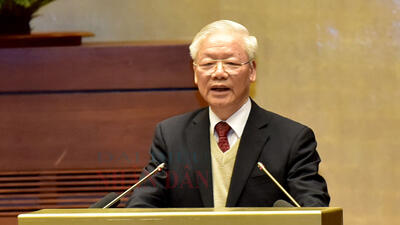 Tổng Bí thư Nguyễn Phú Trọng phát biểu tại Hội nghị Văn hóa toàn quốc