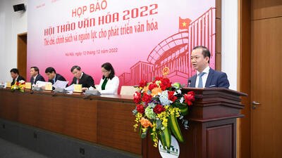 Ủy viên Thường trực Ủy ban Văn hóa, Giáo dục Bùi Hoài Sơn cho biết, Hội thảo Văn hóa năm 2022 sẽ diễn ra trong 01 ngày, khai mạc vào 17/12/2022 (từ 8h00 đến 17h30) tại Trung tâm Văn hóa Kinh Bắc, thành phố Bắc Ninh, tỉnh Bắc Ninh 